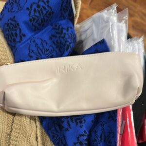 INIKA Cream Cosmetic Pouch
